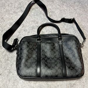 Men’s Black coach briefcase